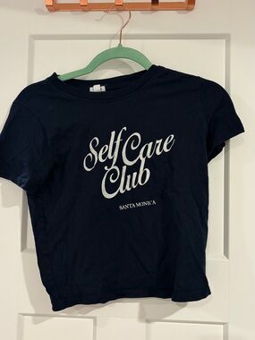Garage Self Care Club Santa Monica Baby Tee 💙